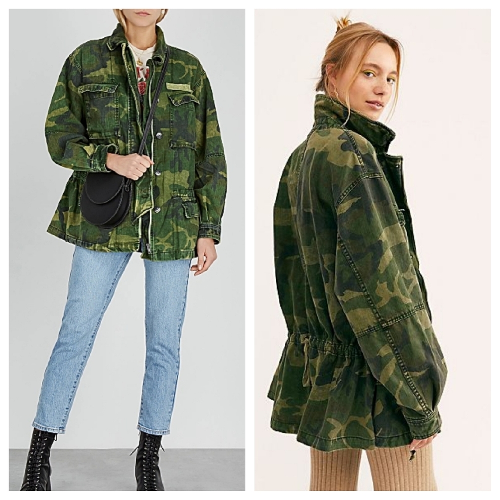 Free People | Seize The Day Camo Jacket - Picture 4 of 5